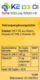 Vitamin K2 / D3 Öl